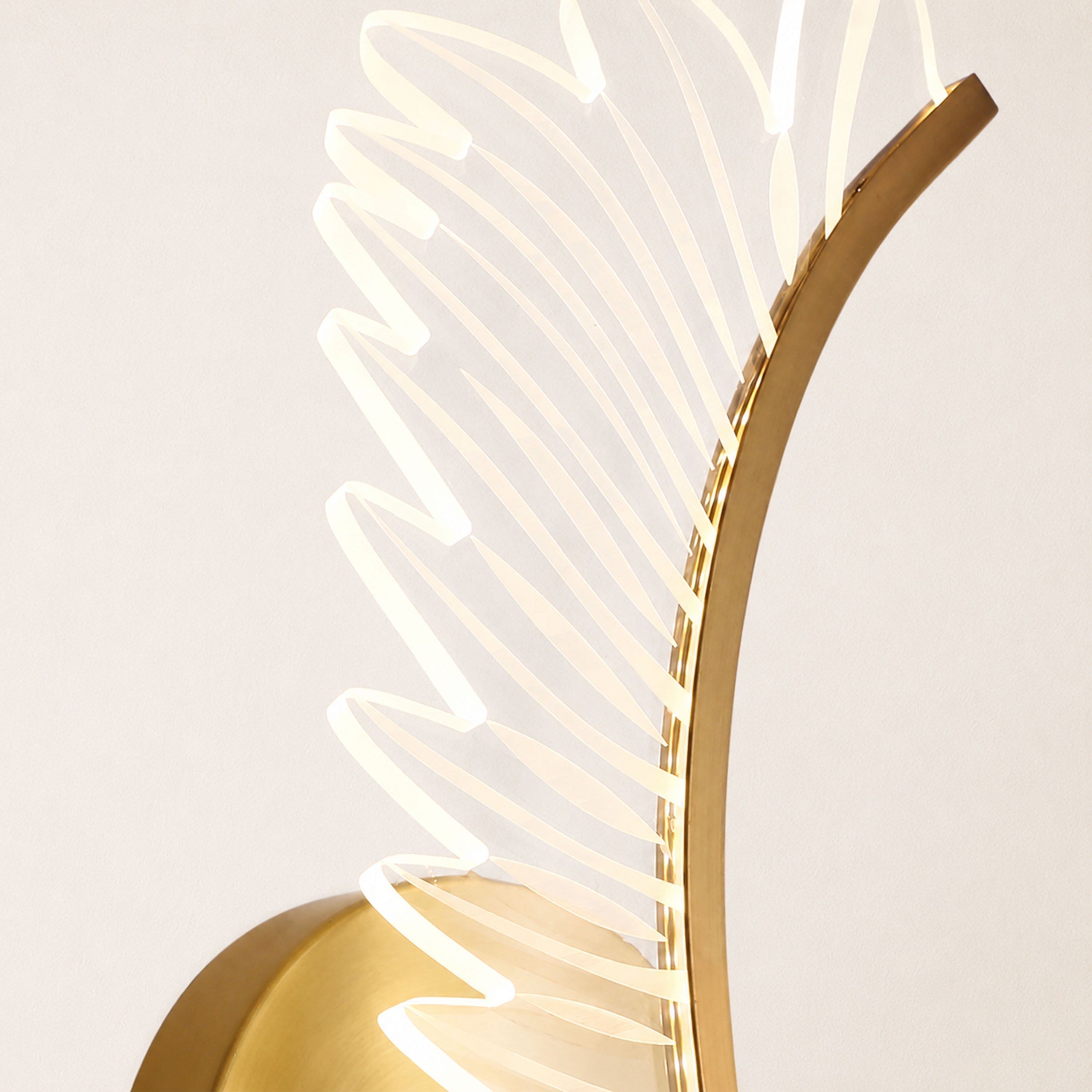 Pennata Acrylic Wing Wall Sconce