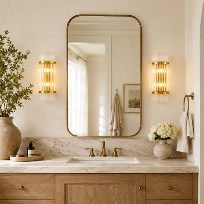 Oryana Crystal Icicle Wall Sconce 8.3"