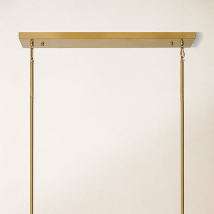 Solmare Alabaster Rectangular Chandelier 138cm
