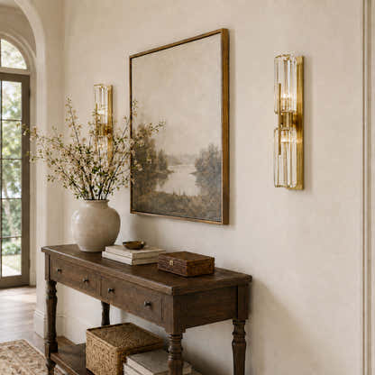 Kaelith Crystal Linear Wall Sconce