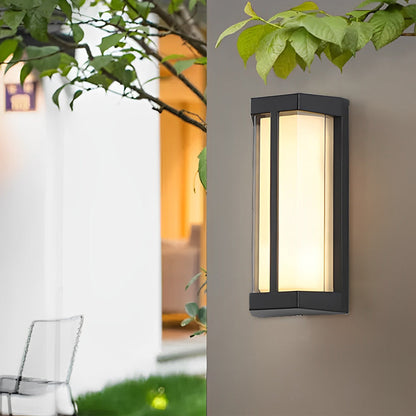 Cliffhold Double Acrylic Shade Outdoor Wall Light