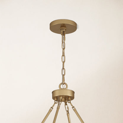 Vellum Round Chandelier 122cm D