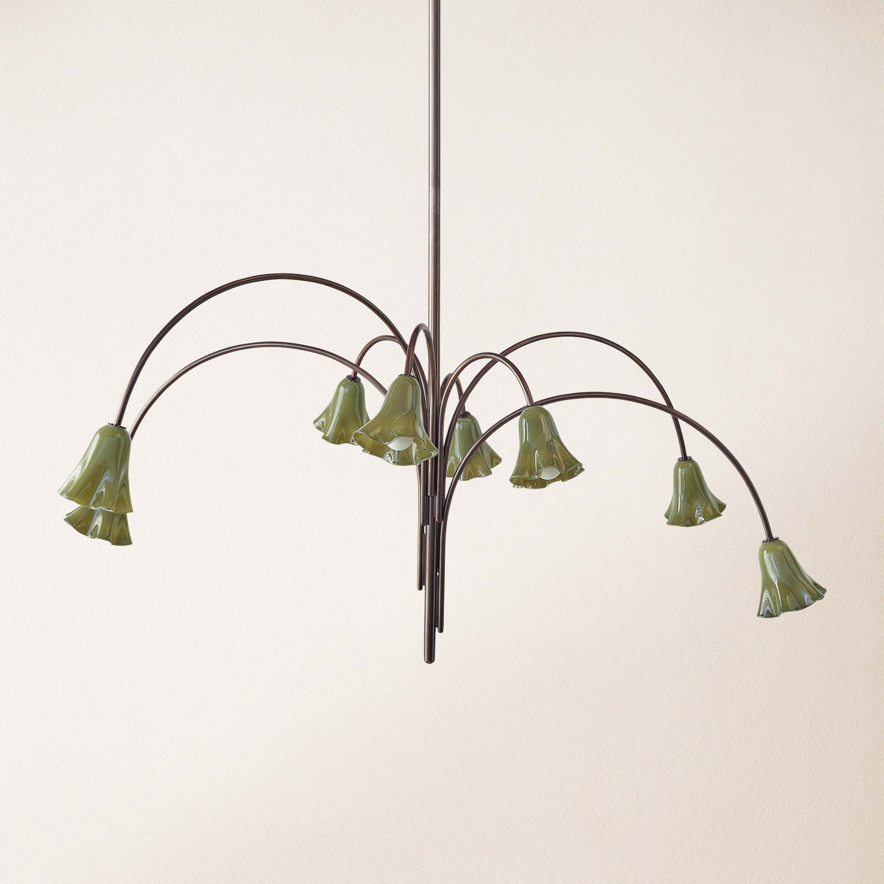 Florea Glass Art Chandelier