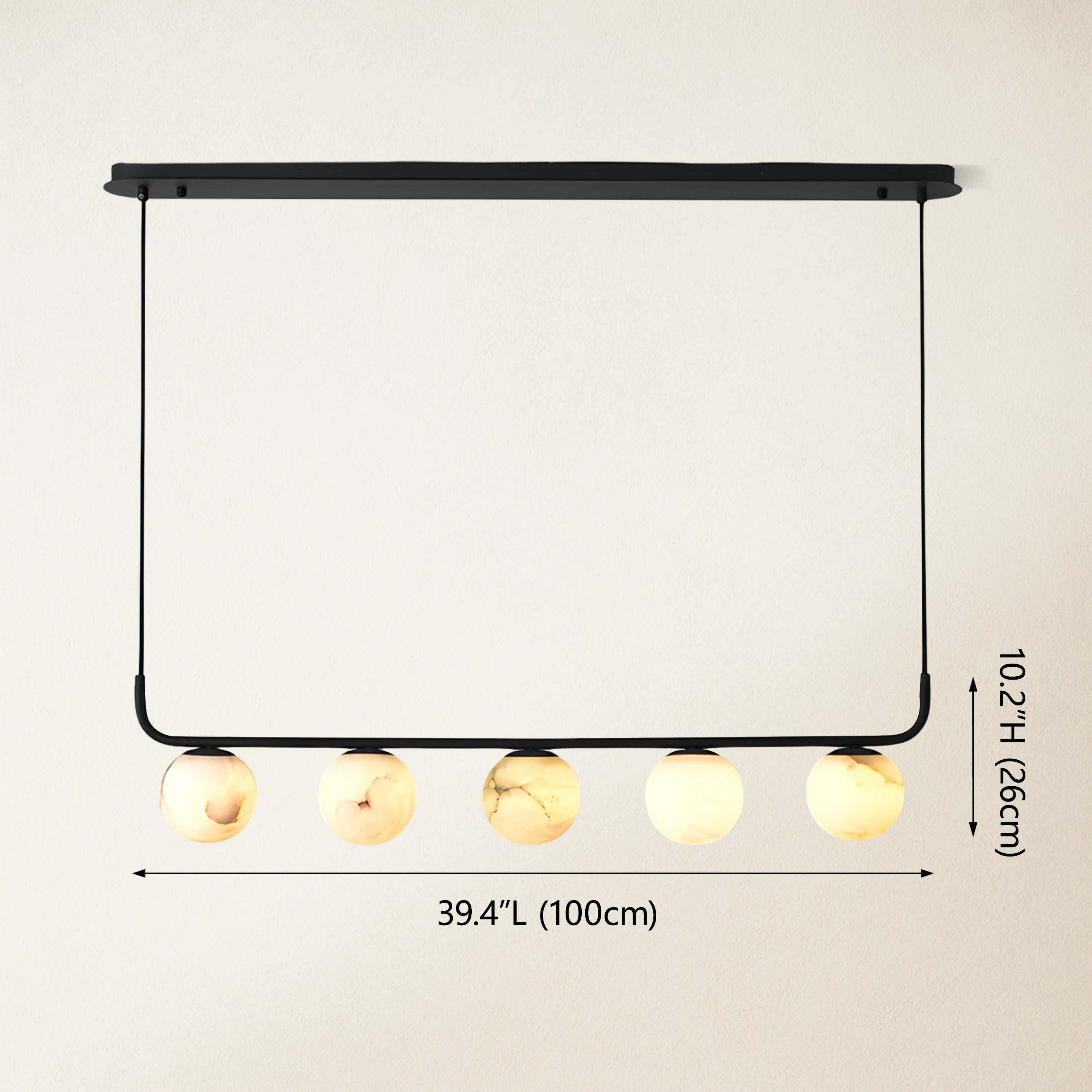 Betrica Alabaster Linear Chandelier