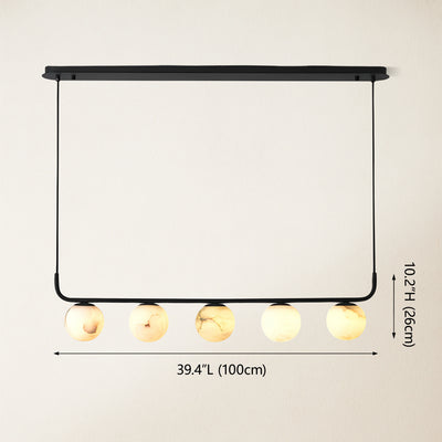 Betrica Alabaster Linear Chandelier