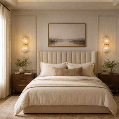 Lyrsolara Crystal Wall Sconce