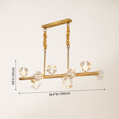 Stravon Radiant Structure Crystal Linear Chandelier