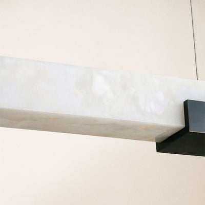 Caliora Alabaster Linear Chandelier