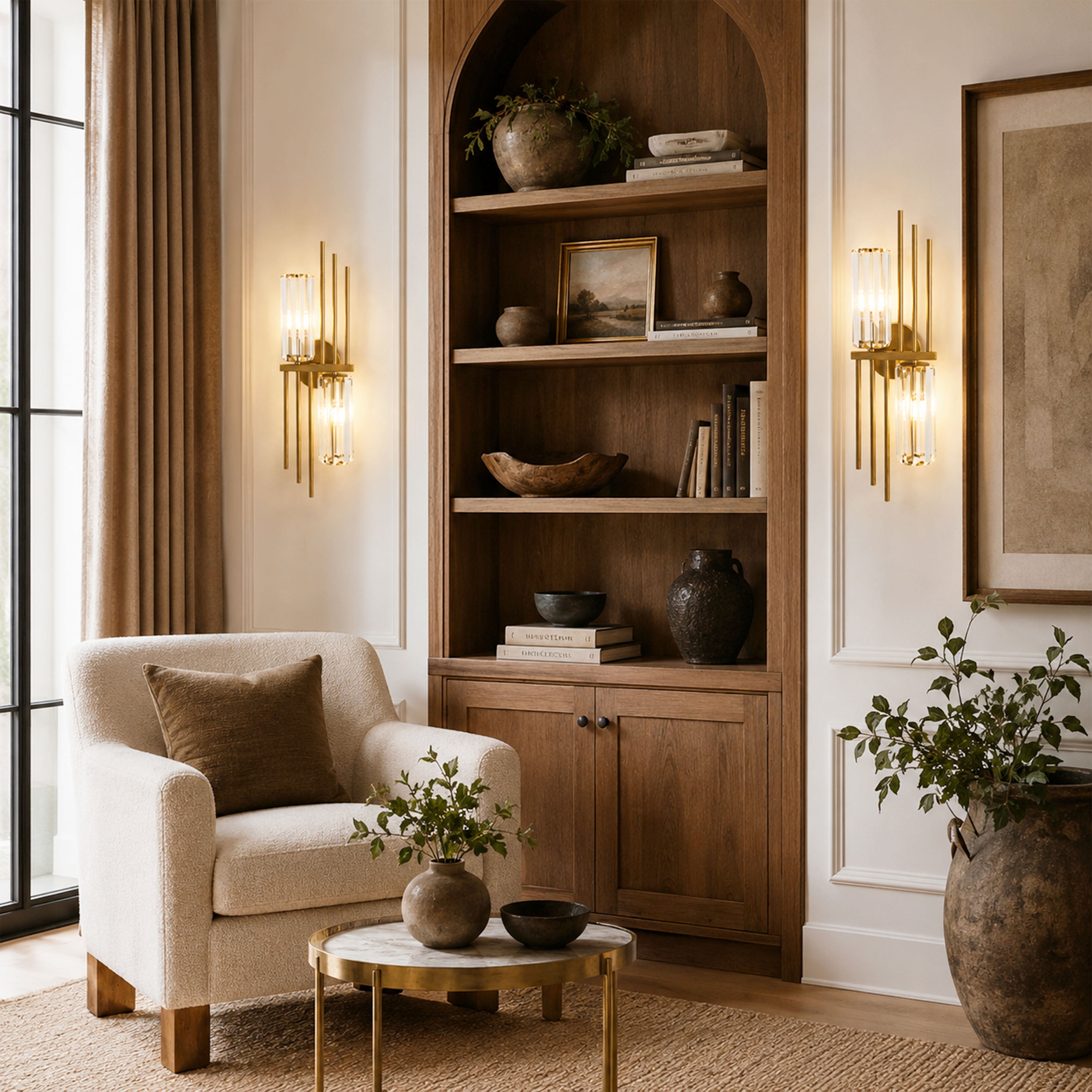 Oriana Crystal Wall Sconce 7.1"