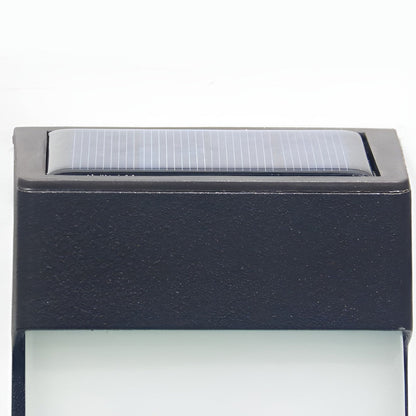Kraken Rectangular Solar Outdoor Wall Light 2 Pcs