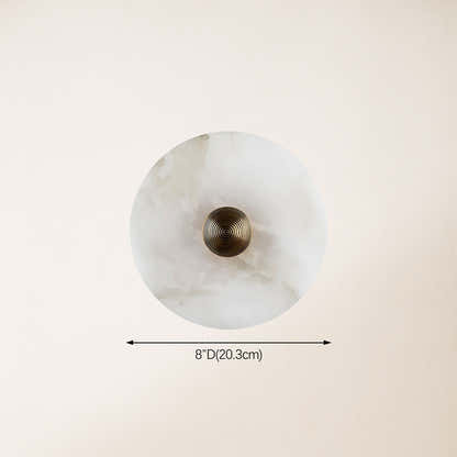 Miles Alabaster Wall Lamp 20cm D