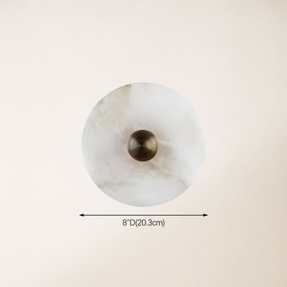 Miles Alabaster Wall Lamp 20cm D