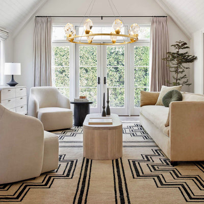 Aurelium Halo Crystal Round Chandelier