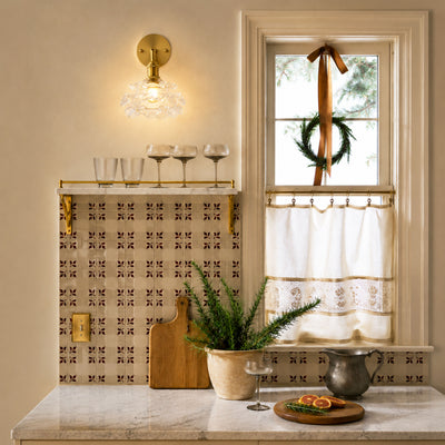 Floria Glass Adjustable Wall Sconce