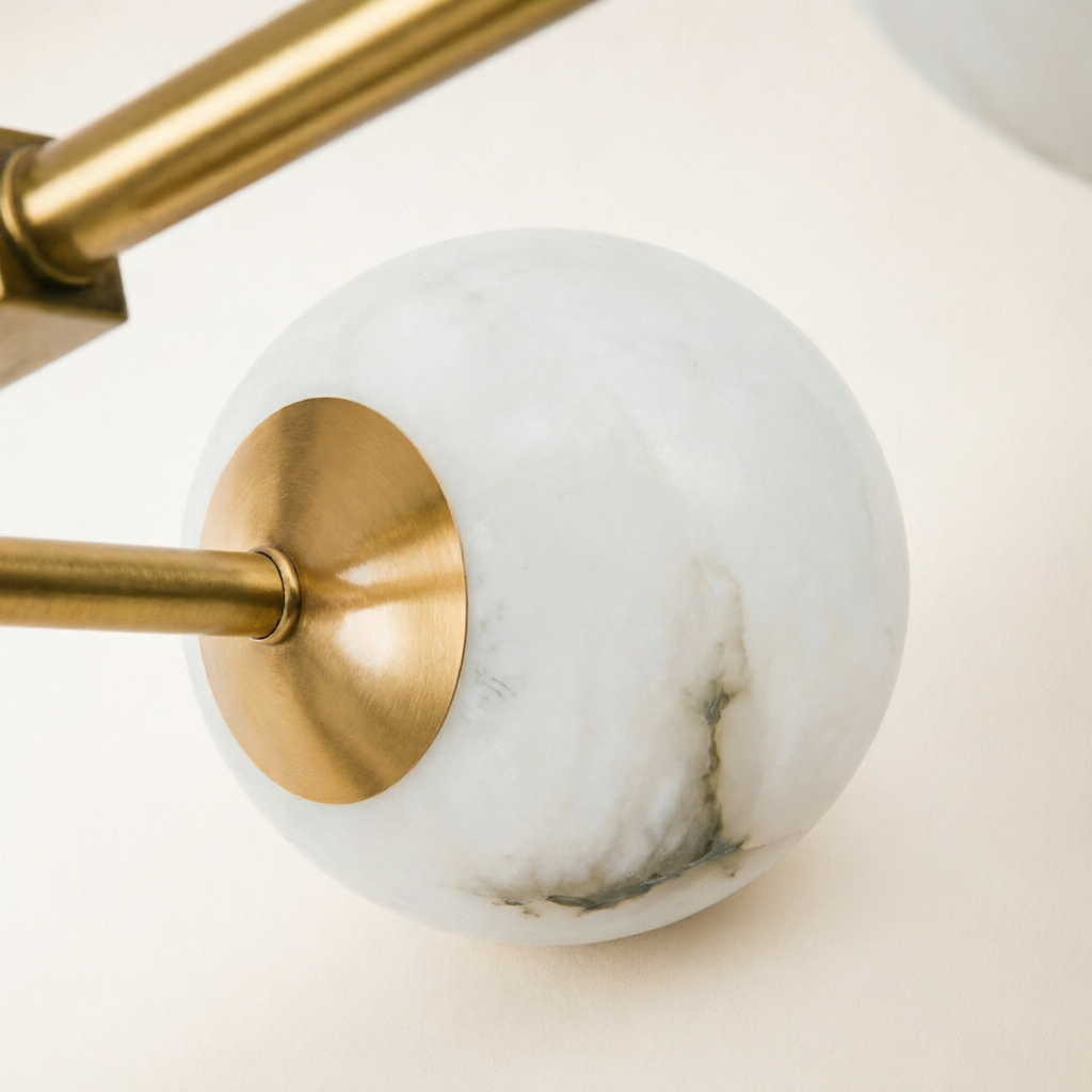 Velorium Alabaster Linear Chandelier