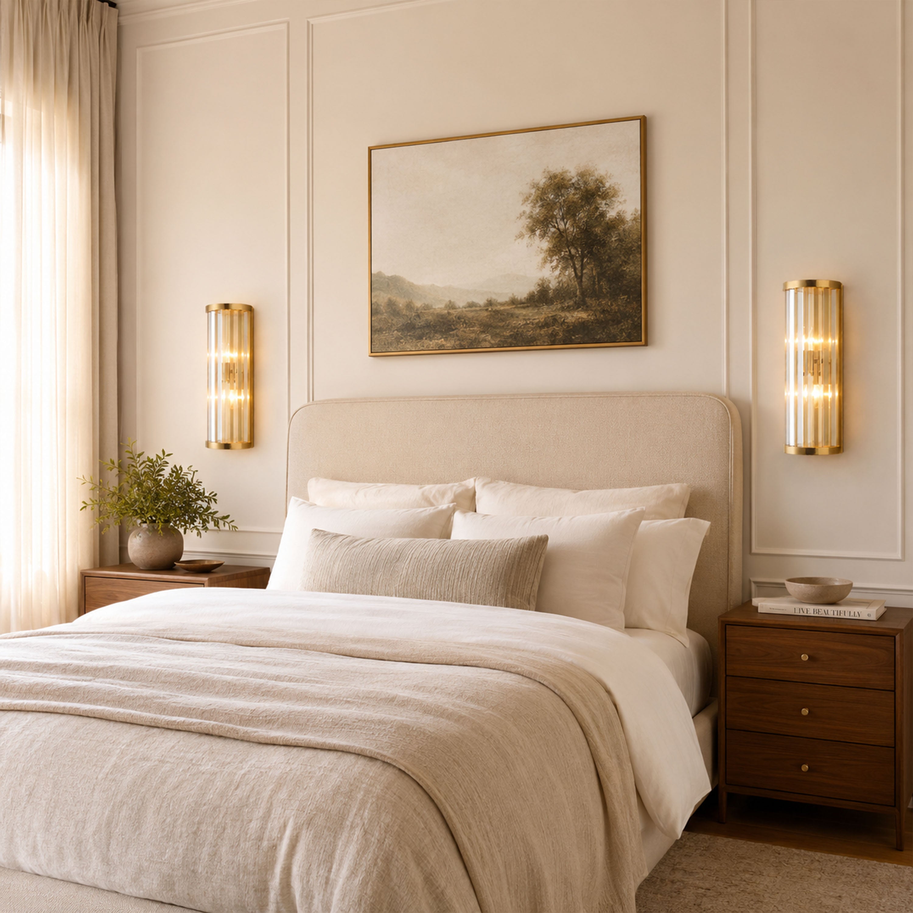Aethon Crystal Linear Wall Sconce