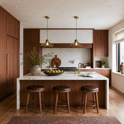 Eora Amber Glass Pendant Light