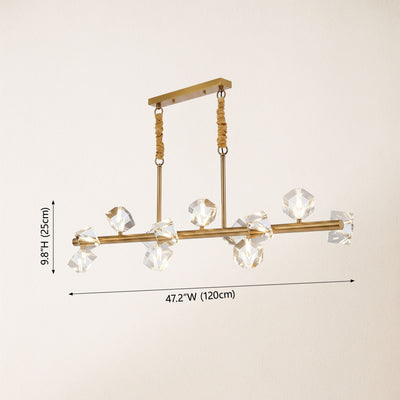 Stravon Radiant Structure Crystal Linear Chandelier