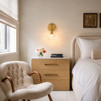 Floria Glass Adjustable Wall Sconce