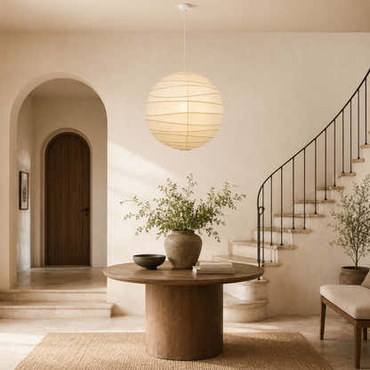 Hikari Paper Ball Pendant Lamp