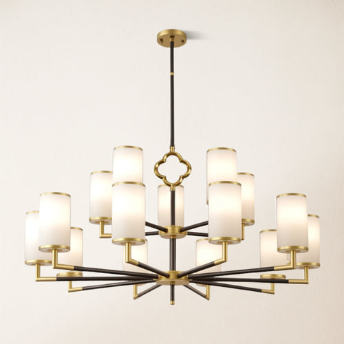 Moral Multi-layer Branda Alabaster Round chandelier 104cm D