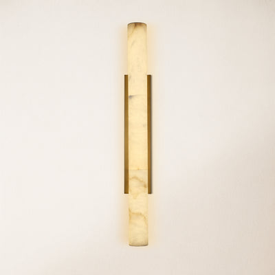Sylvia Palladian Alabaster Wall Sconce 91cm H