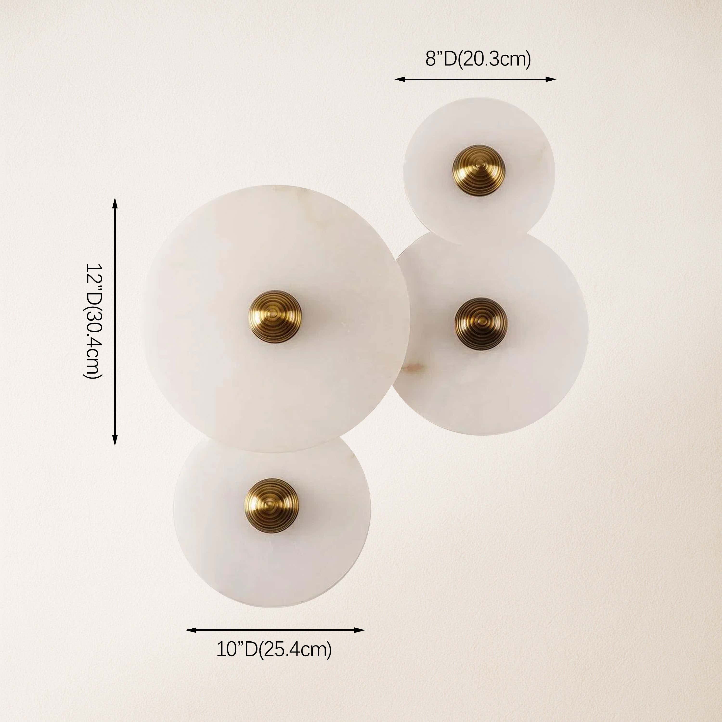 Miles Alabaster Wall Lamp 30cm D