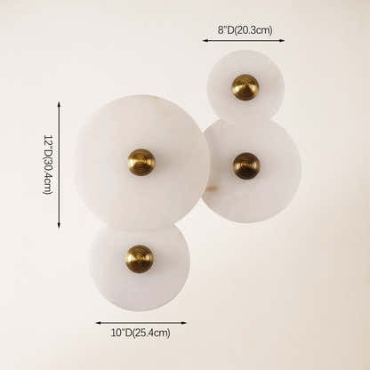 Miles Alabaster Wall Lamp 30cm D