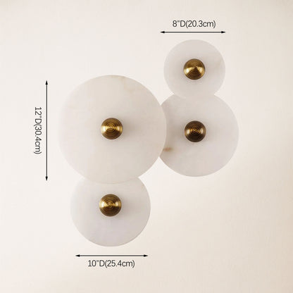 Miles Alabaster Wall Lamp 30cm D