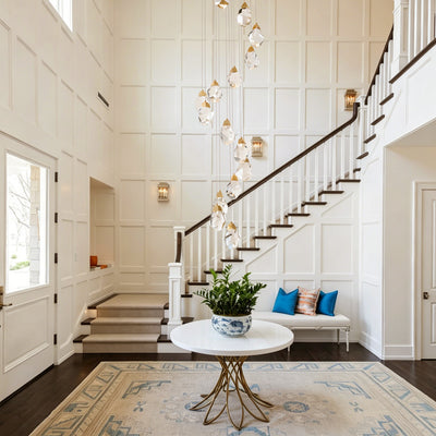 Aurelium Crystal Staircase Round Chandelier