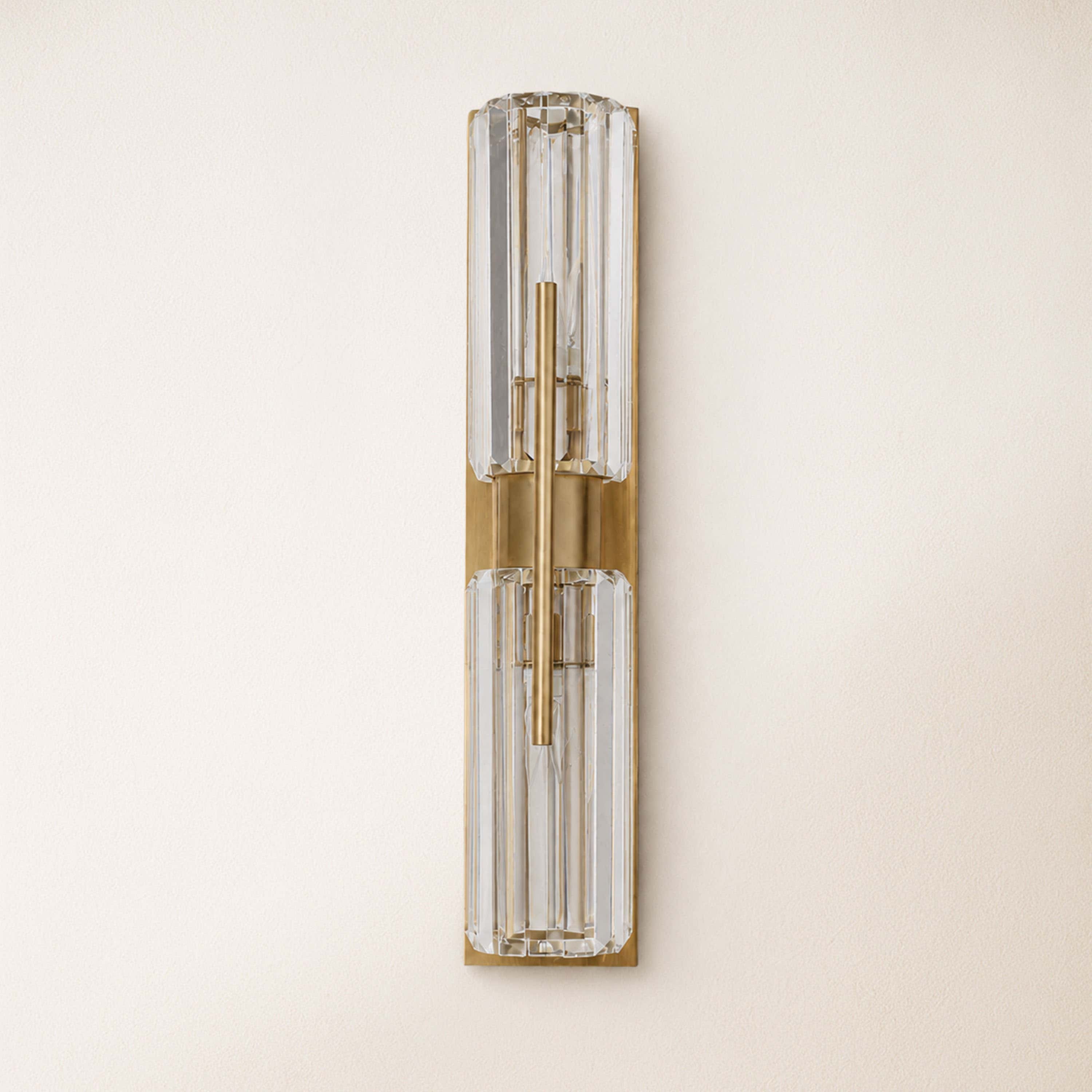 Kaelith Crystal Linear Wall Sconce