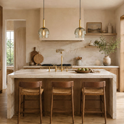 Velorien Glass Tiered Pendant Light