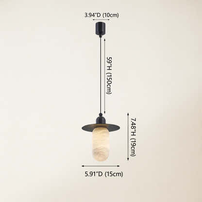 Bloom Alabaster Grace Pendant 19cm H