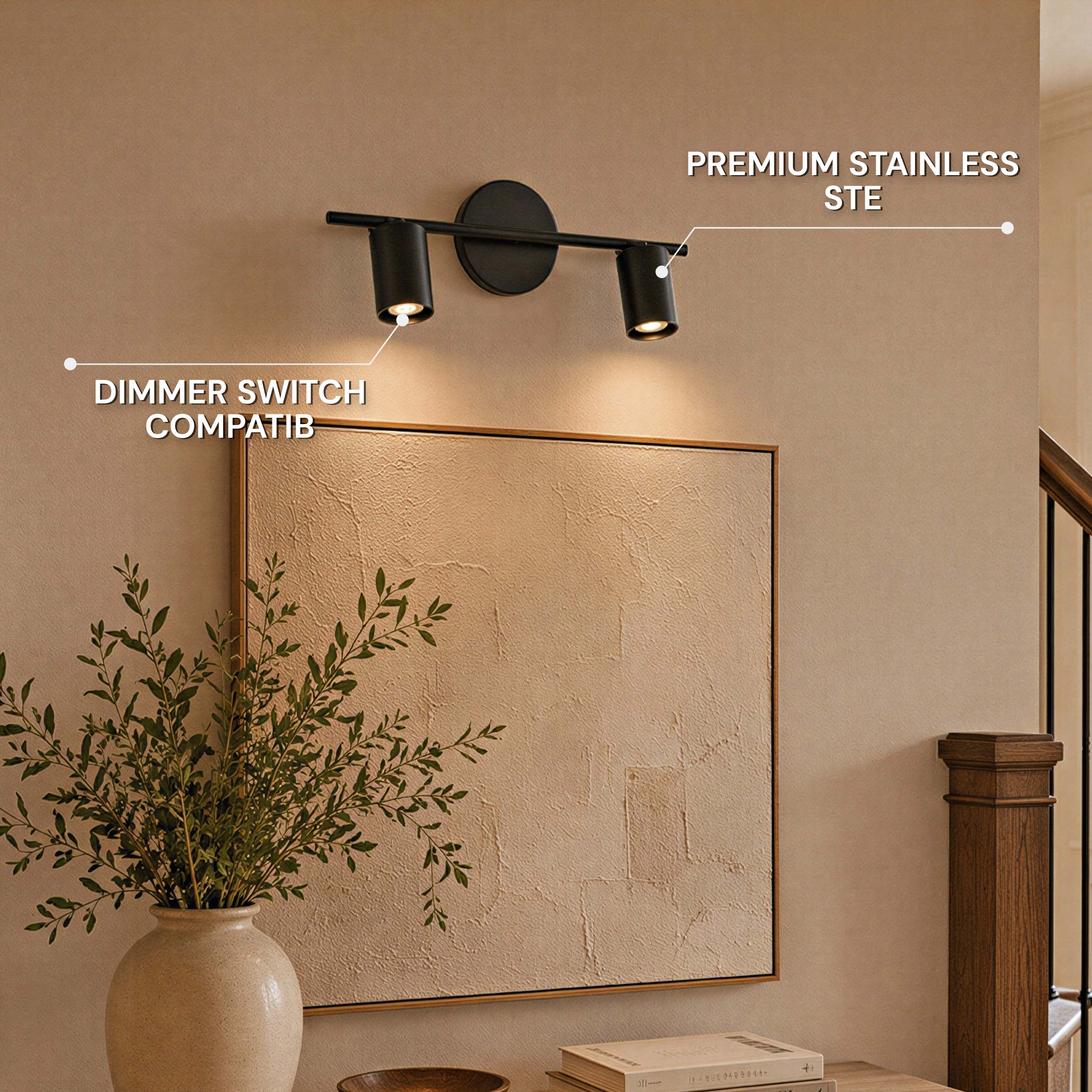 Erin Cylindrical 2-Light Wall Sconce