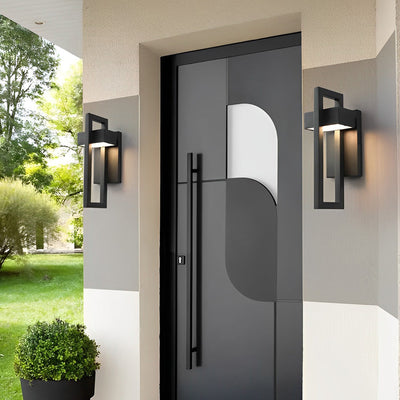 Aqualith Rectangular Minimalist Outdoor Wall Light