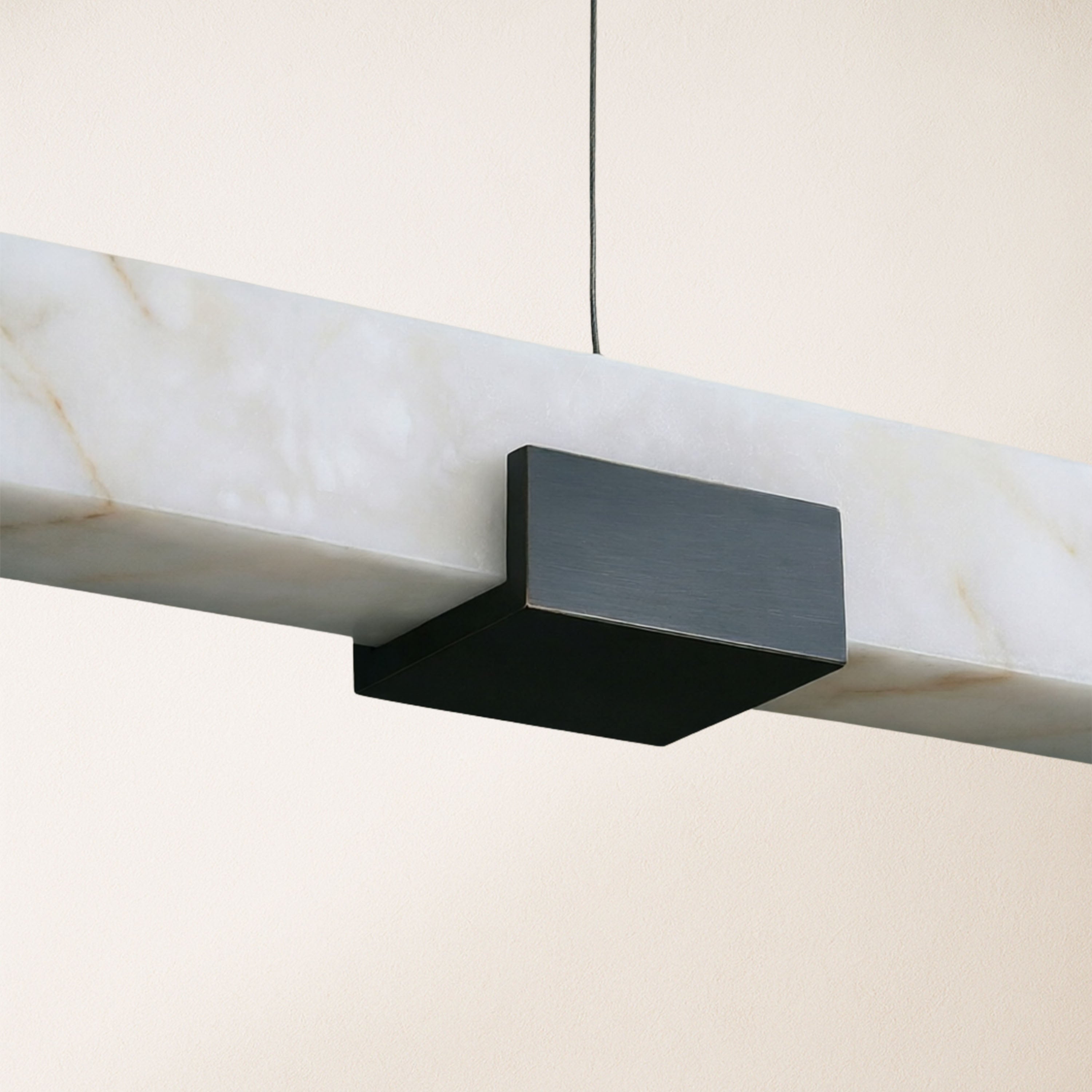 Caliora Alabaster Linear Chandelier