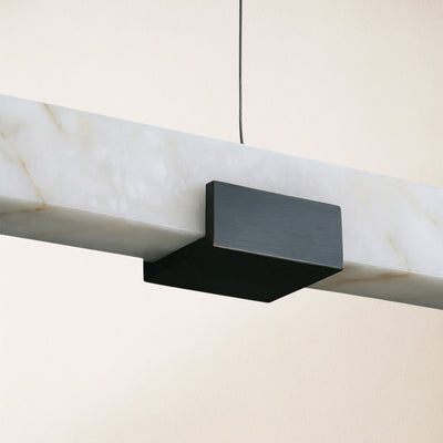 Caliora Alabaster Linear Chandelier