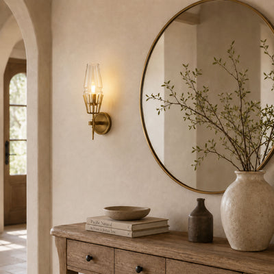 Astoria Glass 2 Light Wall Sconce