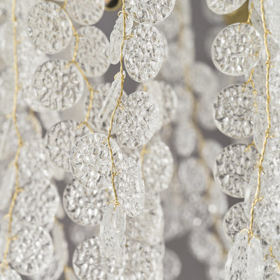 Shiro Noda Crystal Tree Branch Linear Chandelier 72"W