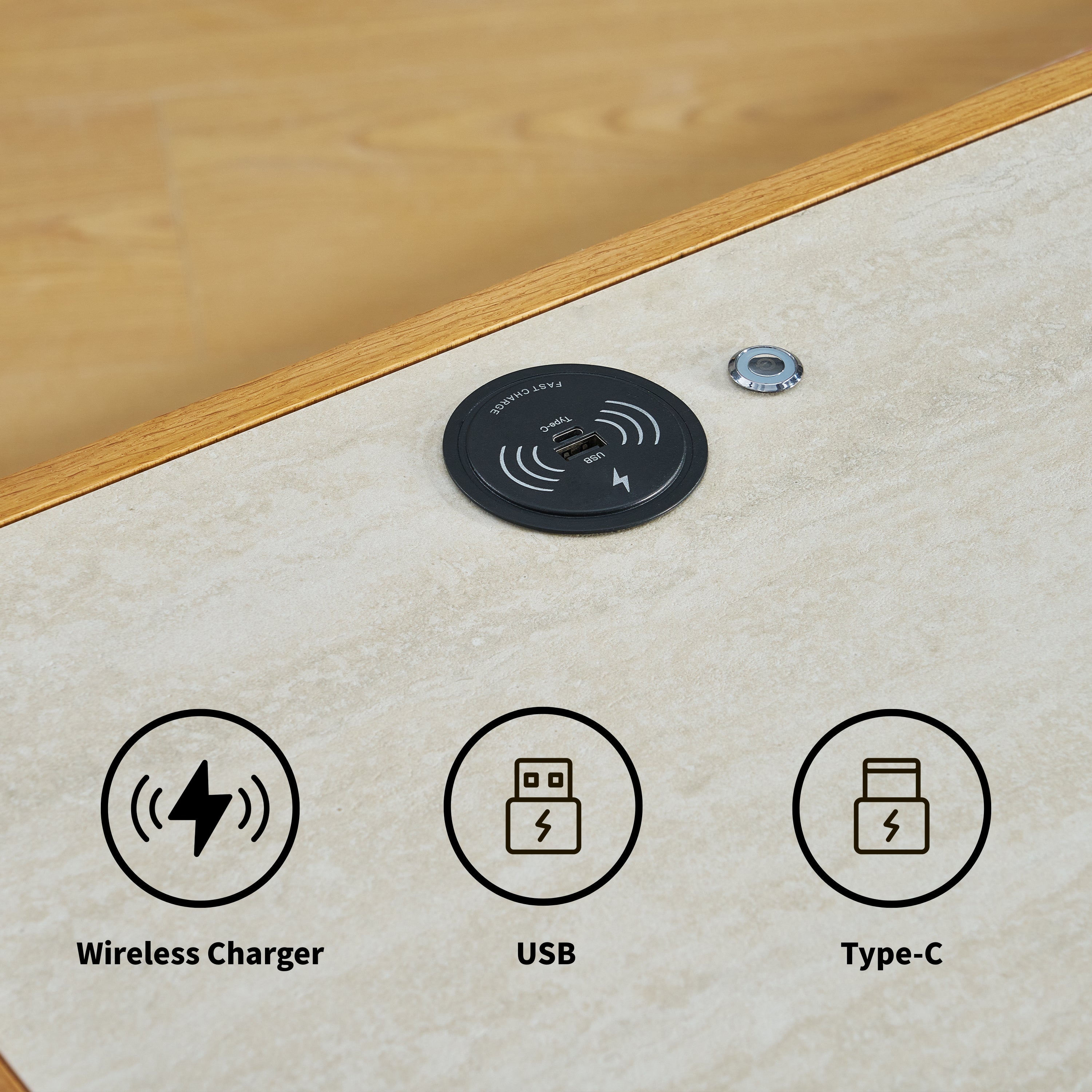 Isla Nightstand 50cm W