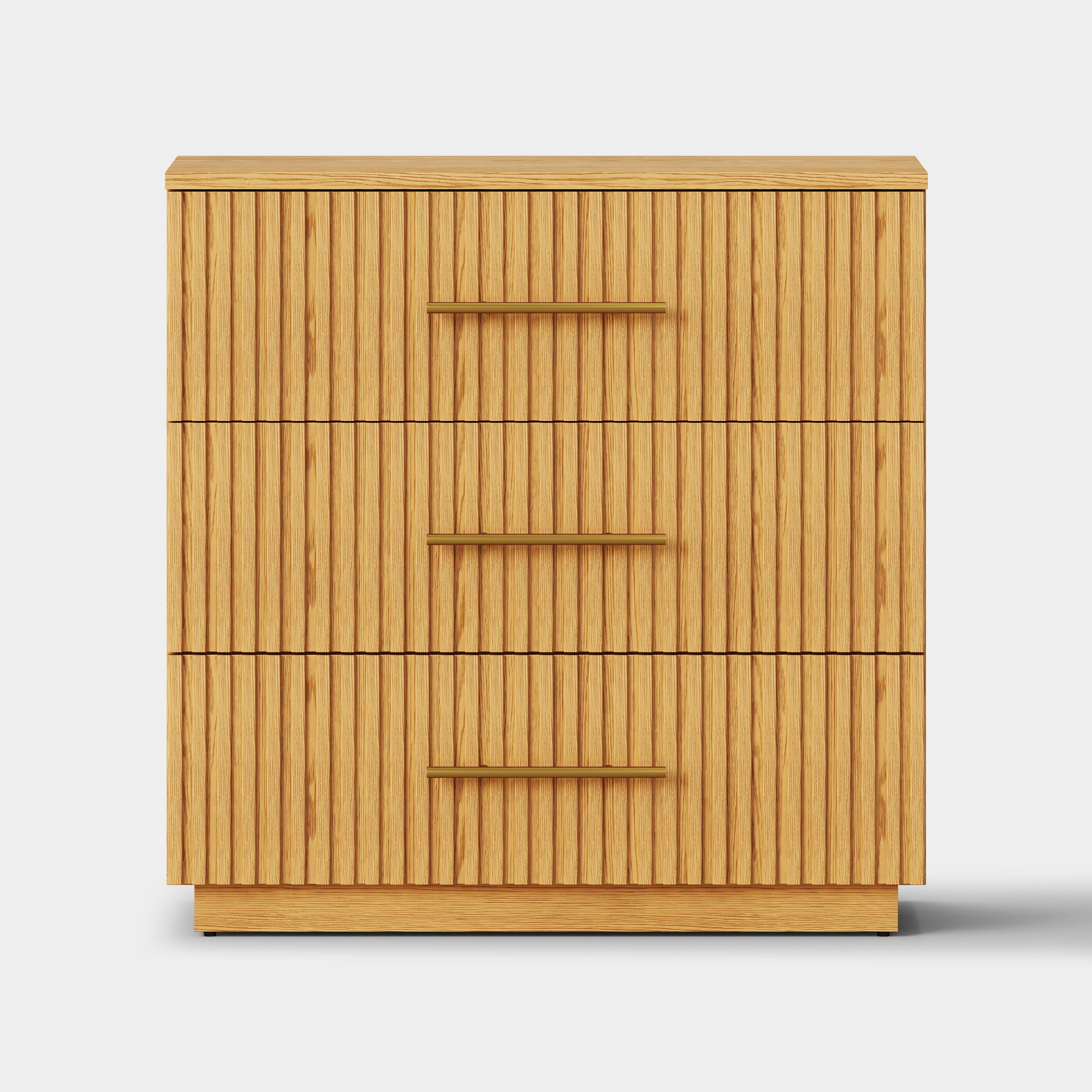 Holt 95" Oak 9-Drawer Chest(Set of 3)