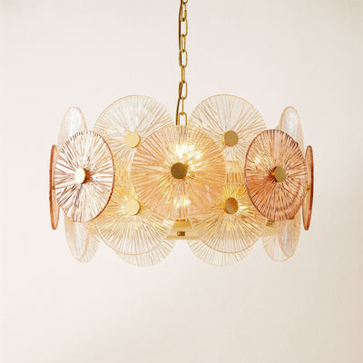 Axiora Glass Round Chandelier