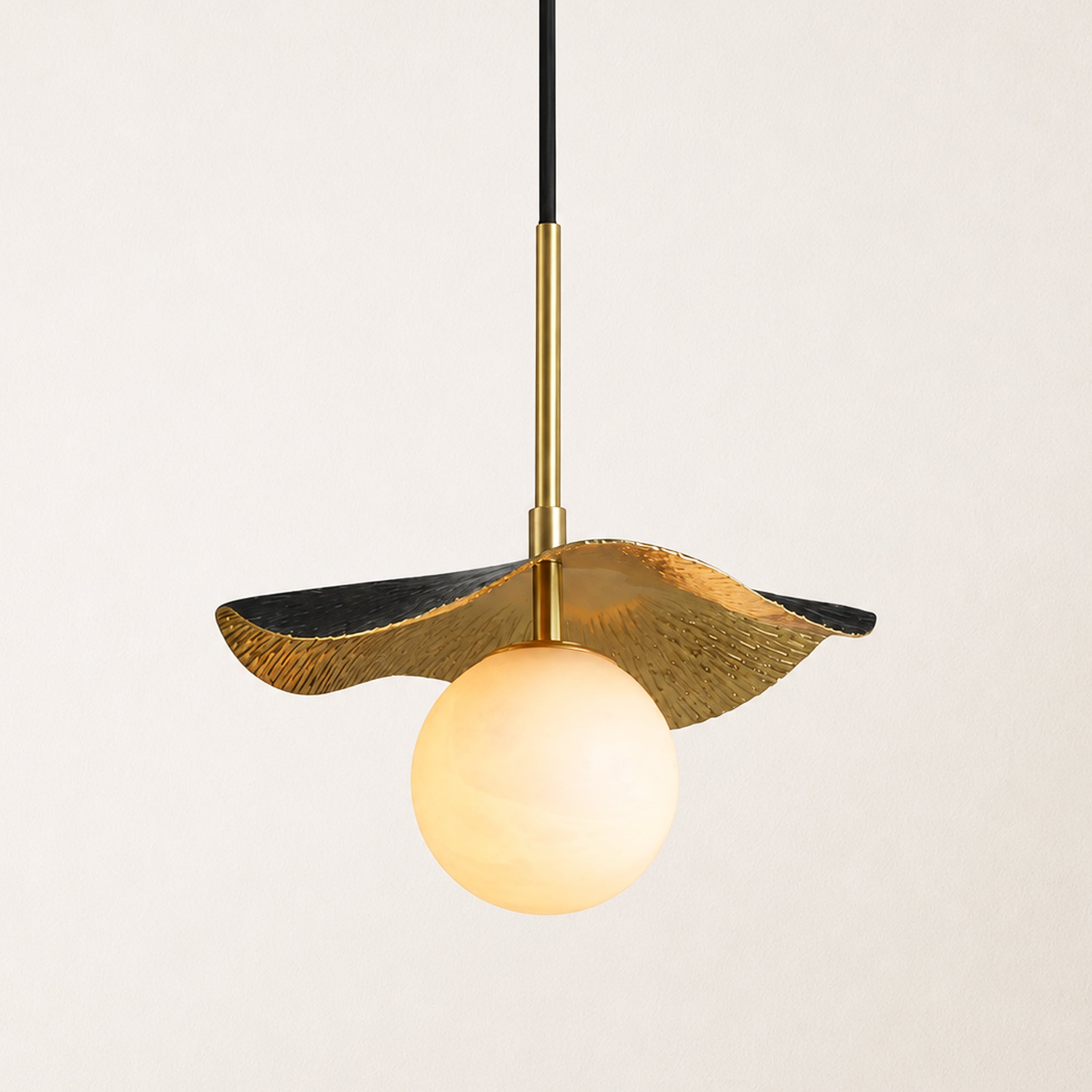 Ondine Alabaster Spherical Pendant Light