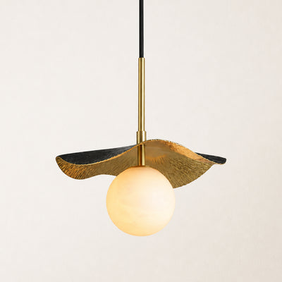 Ondine Alabaster Spherical Pendant Light