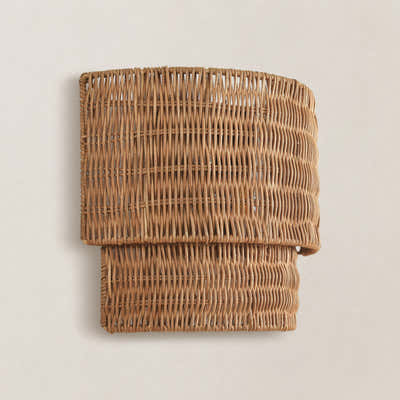 Cavana Rattan Wall Sconce#Finish_Natural