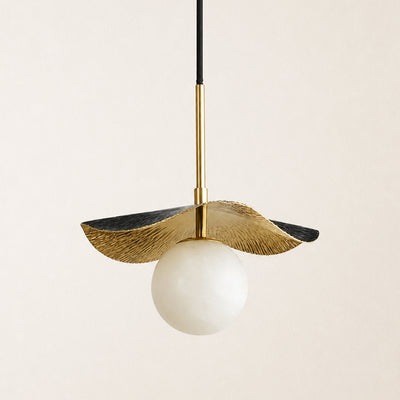 Ondine Alabaster Spherical Pendant Light