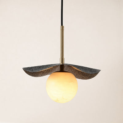 Ondine Alabaster Spherical Pendant Light