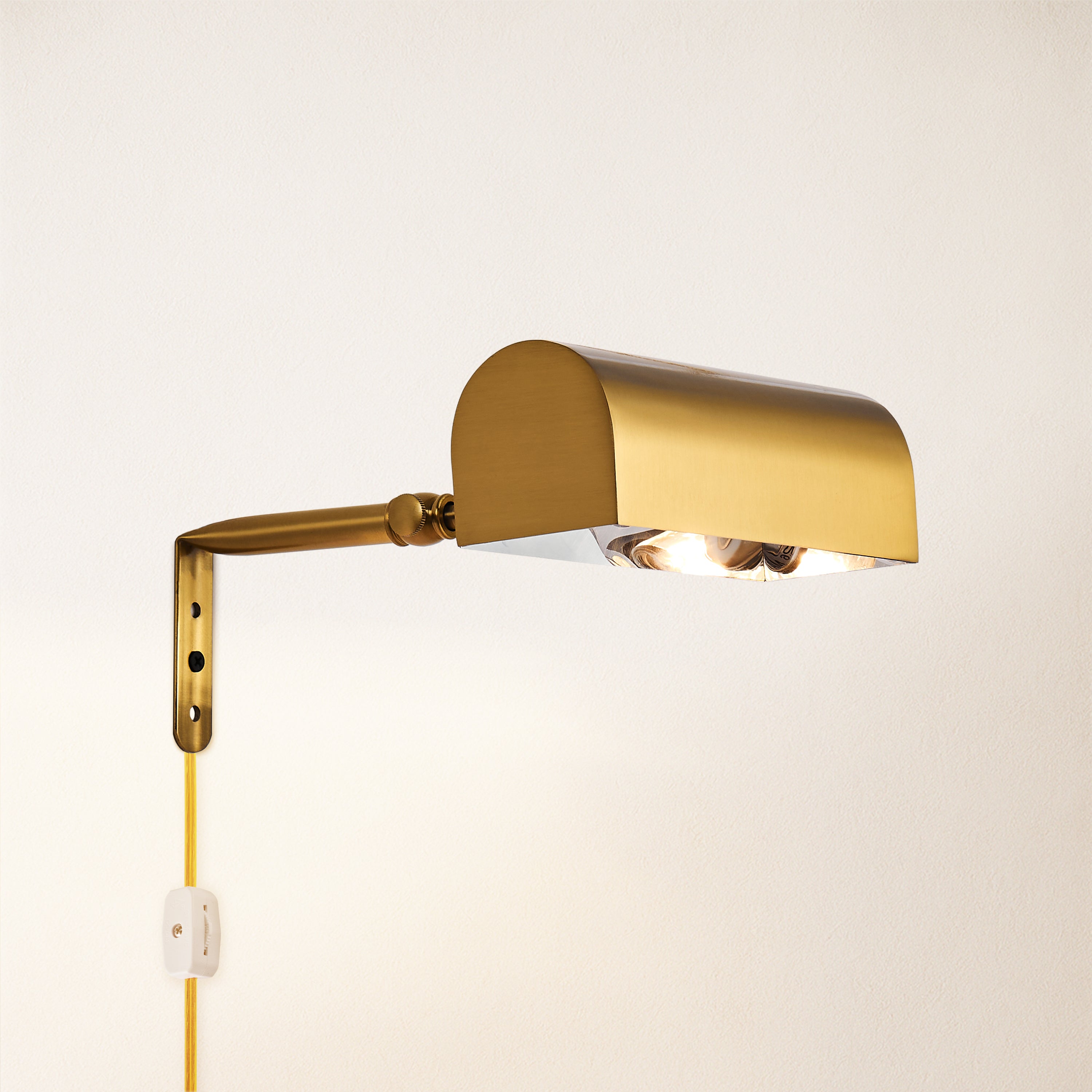 LumiArc Brass Gallery Picture Light 20.5cm W