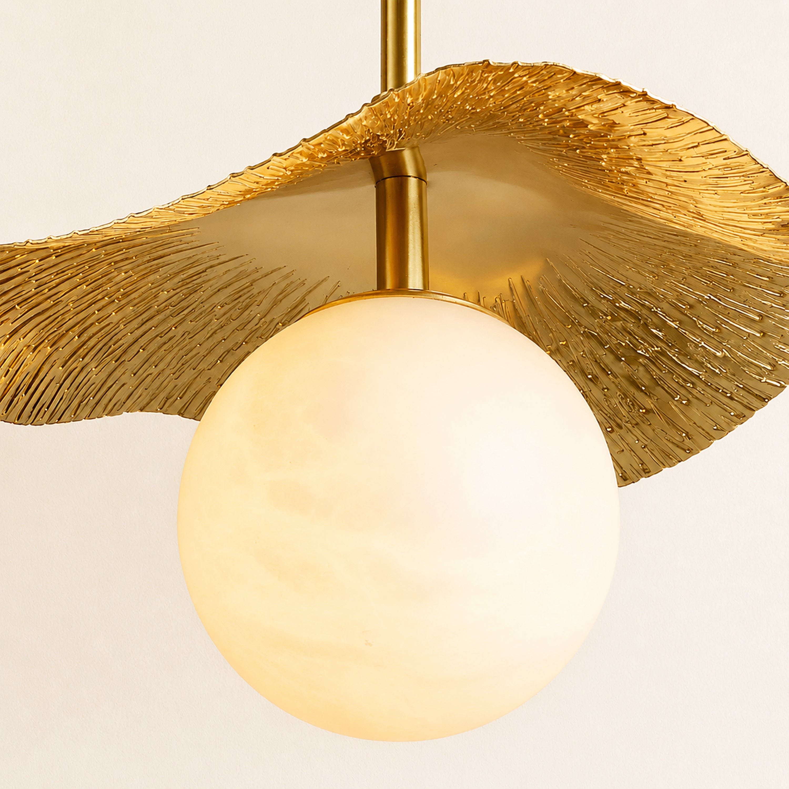 Ondine Alabaster Spherical Pendant Light