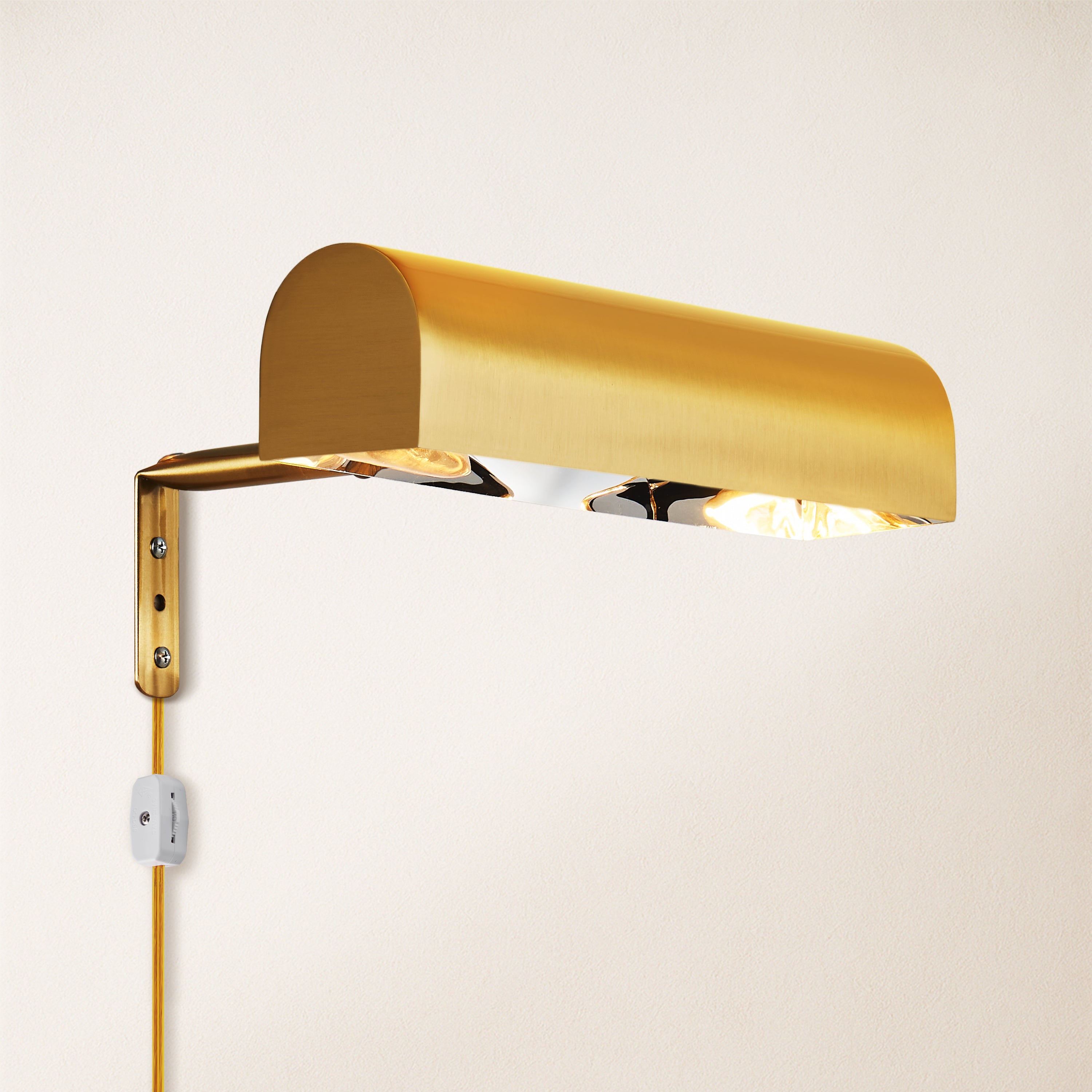 LumiArc Brass Gallery Picture Light 30cm W